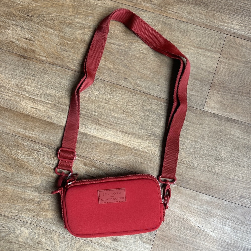 Sephora Dagne Dover Vibrant Red Crossbody Bag